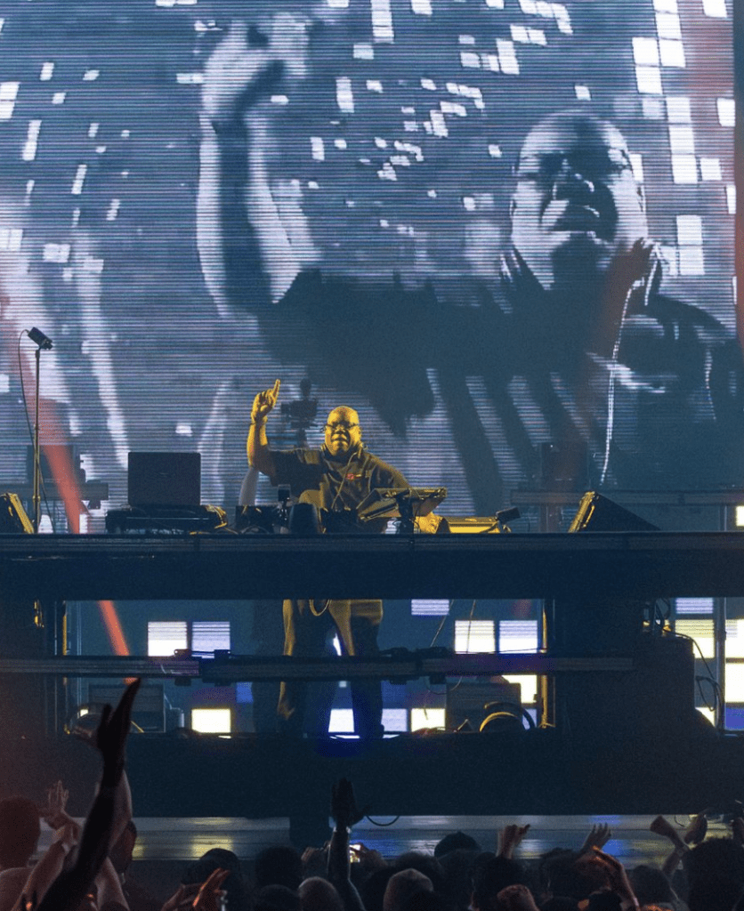 Carl Cox Performing at the Brooklyn Mirage may 2024. Source: Instagram.